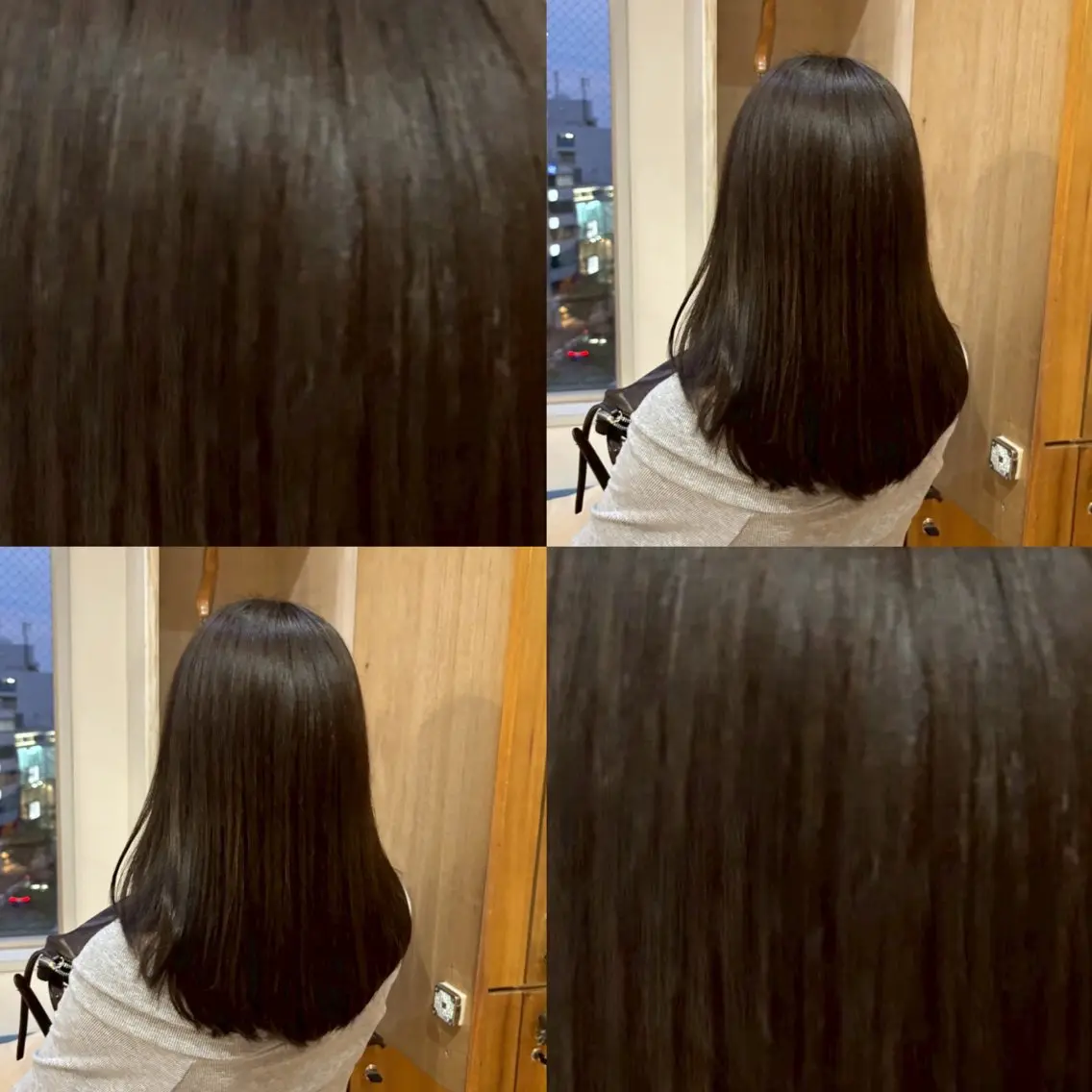 セミロング カラー グレージュ オリーブグレージュ オリーブグレー ヘアカラー トリートメント ヘッドスパ RINNO🌷透明感 カラー/髪質改善のヘアスタイル
