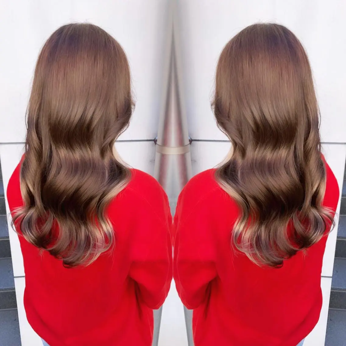 ロング カラー カット ヘアカラー トリートメント 💘大人可愛く💘 Natsuki❥❥❥のヘアスタイル