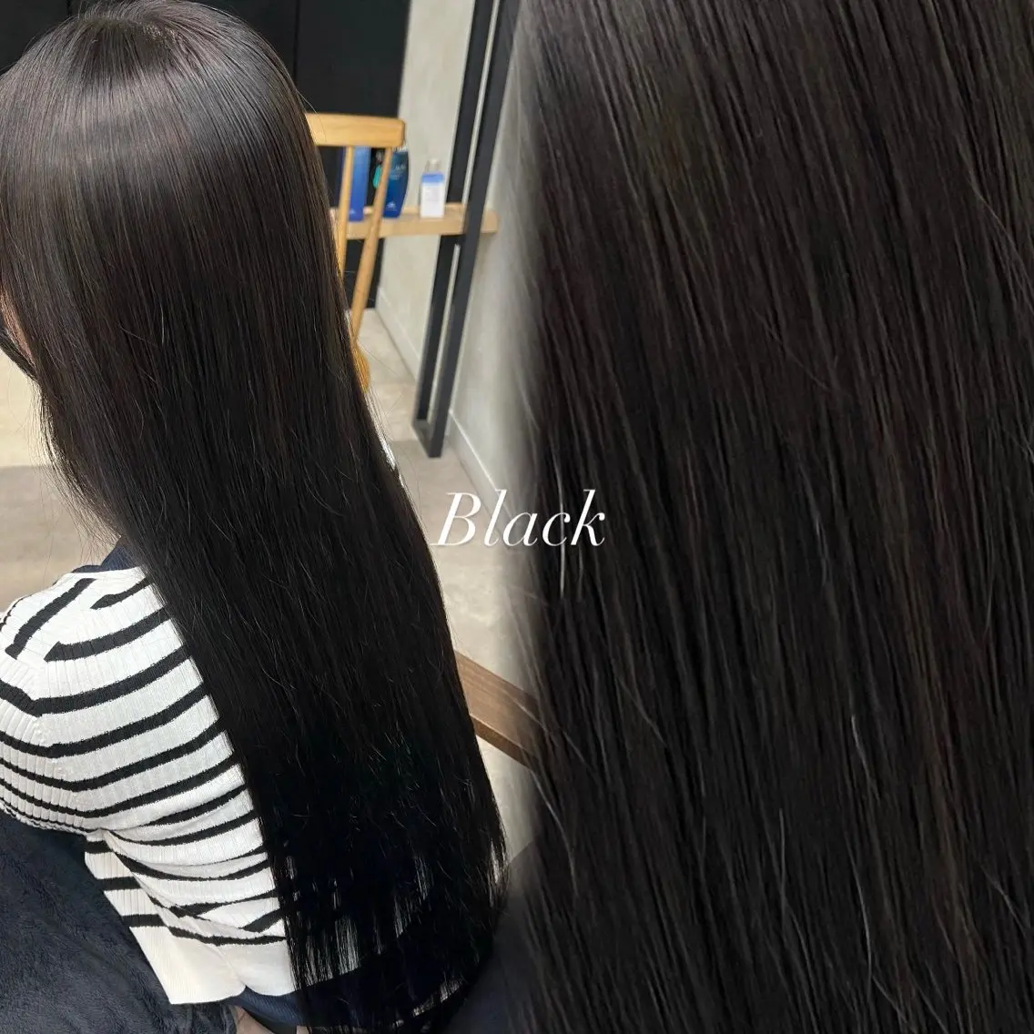 就活応援カラー📣(暗染め)の写真