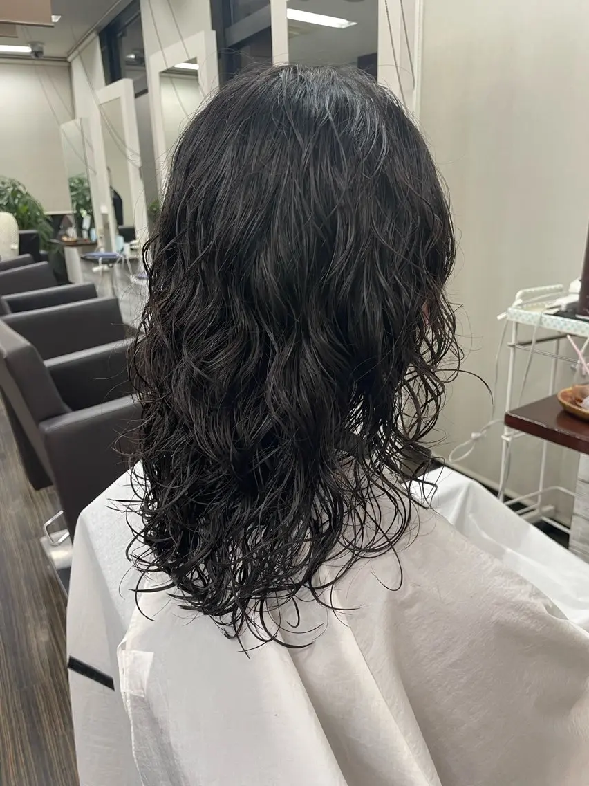 女性限定🤍《  ロング  》  カット＆パーマの写真