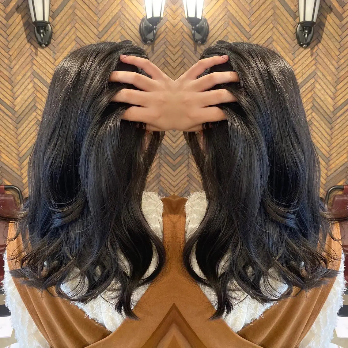 ロング カラー tocca 💜石田愛結💜のヘアスタイル