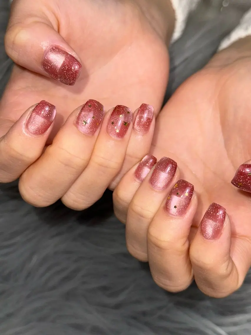 ネイル キラキラネイル ハンドネイル nail salon h🎀小夏のネイルデザイン