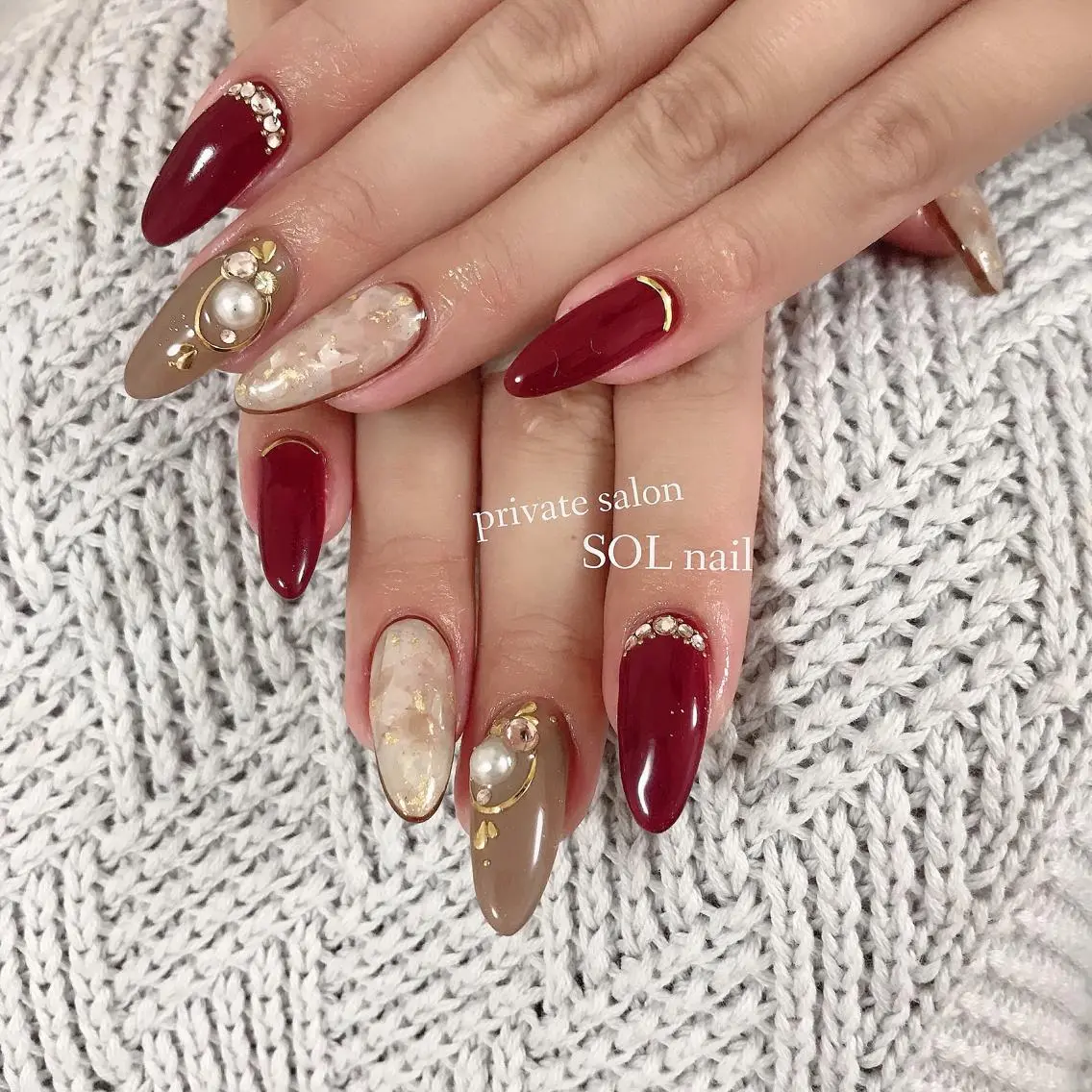 ネイル ハンドネイル SOL NAILのネイルデザイン