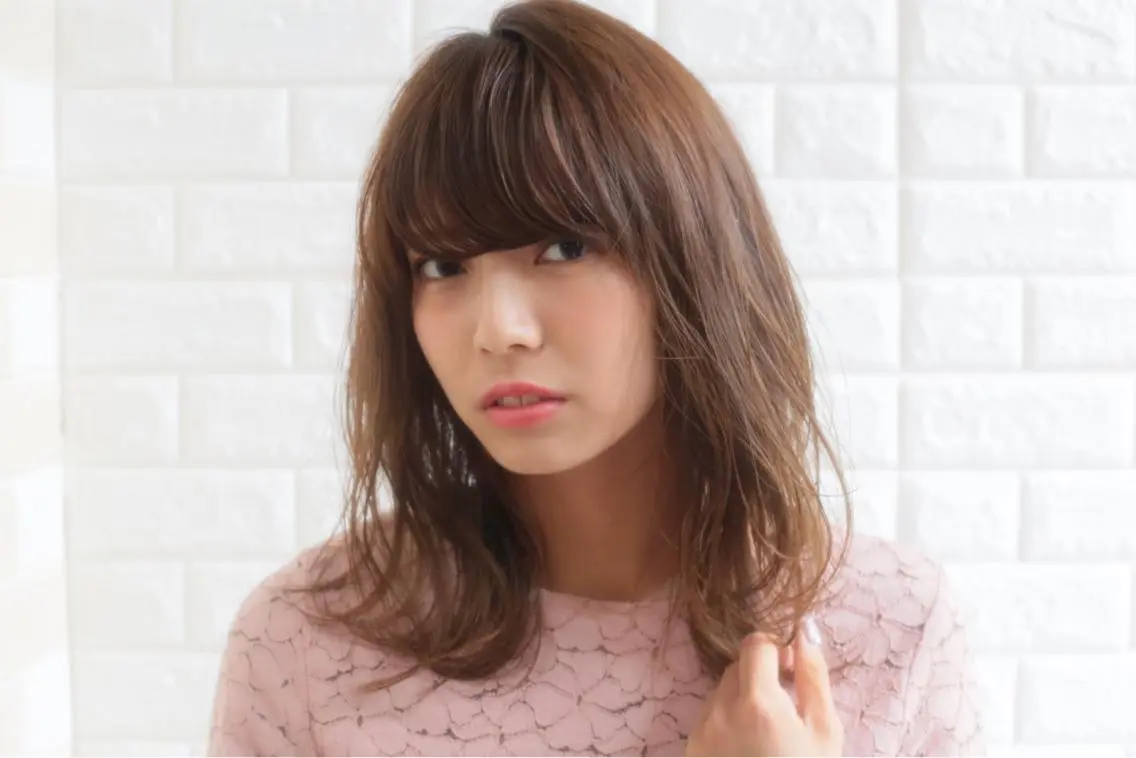 セミロング ヘアカラー トリートメント ❣️モテ髪❣️佐野 圭佑のヘアスタイル