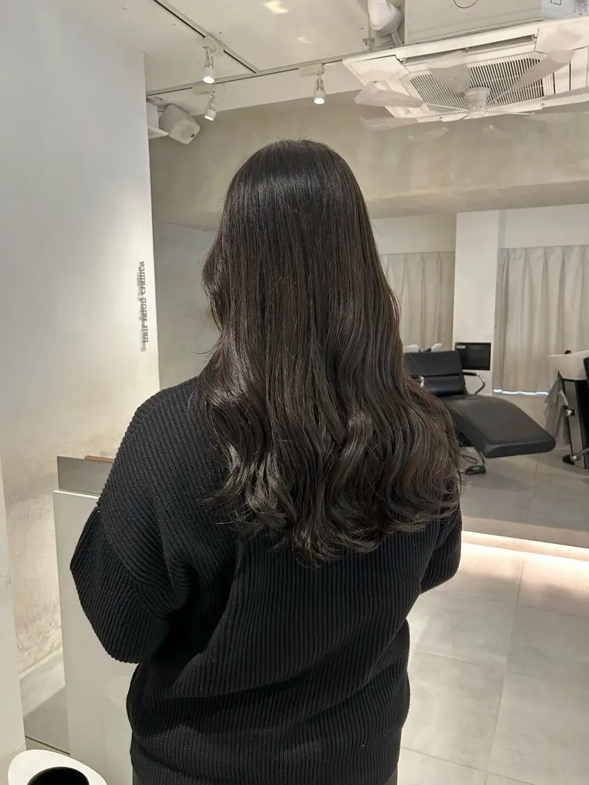 ロング カラー カット ヘアカラー トリートメント 🧚つやさらhair 🧚manakaのヘアスタイル