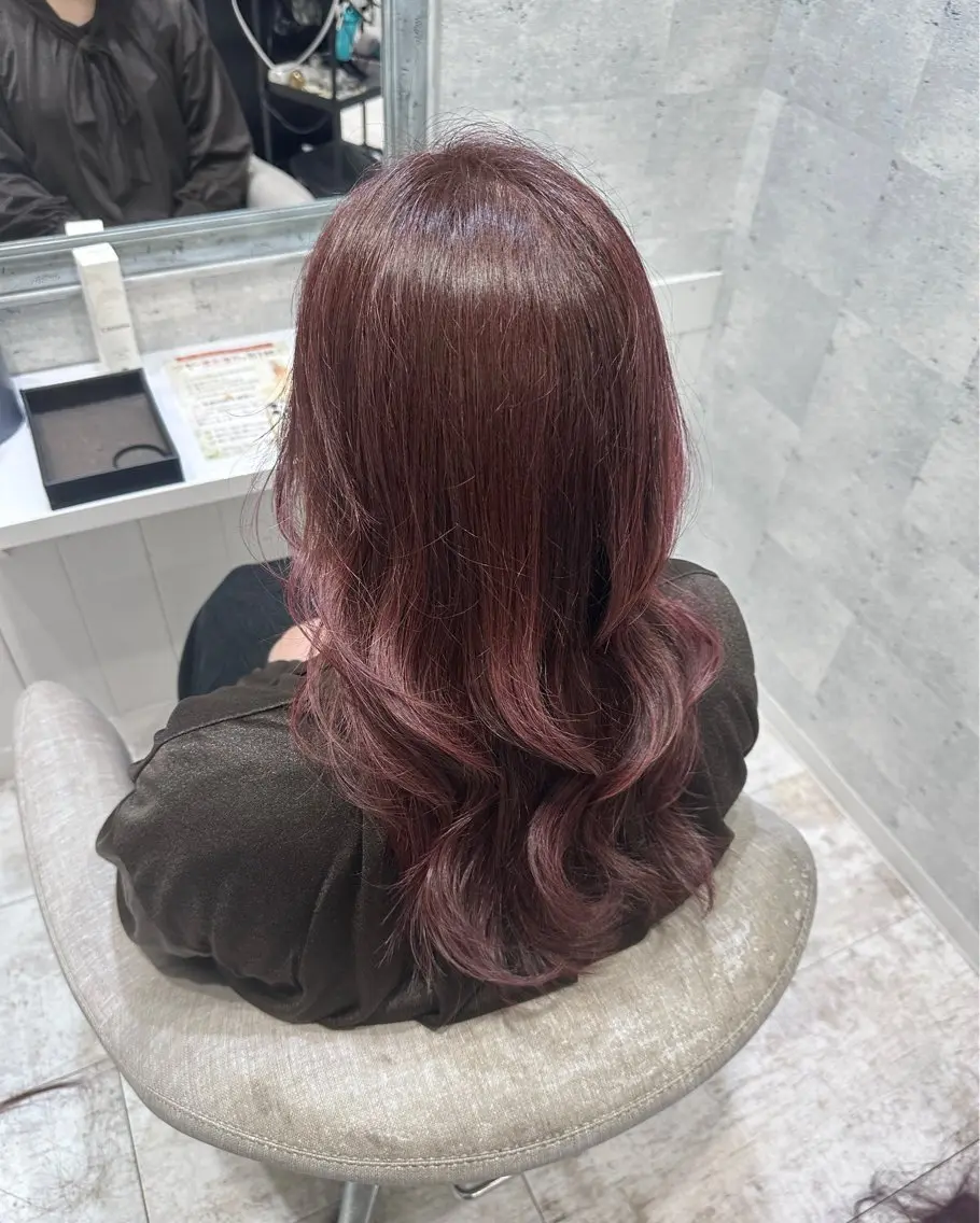 ロング カラー カット ヘアカラー トリートメント 西山 将太のヘアスタイル
