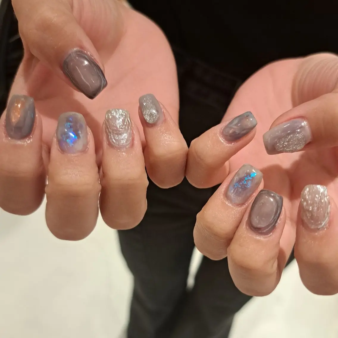 ネイル アートネイル ジェルネイル 持ち込み ニュアンスネイル ぷっくりネイル ハンドネイル Nail mood デザイン持ち込みokのネイルデザイン
