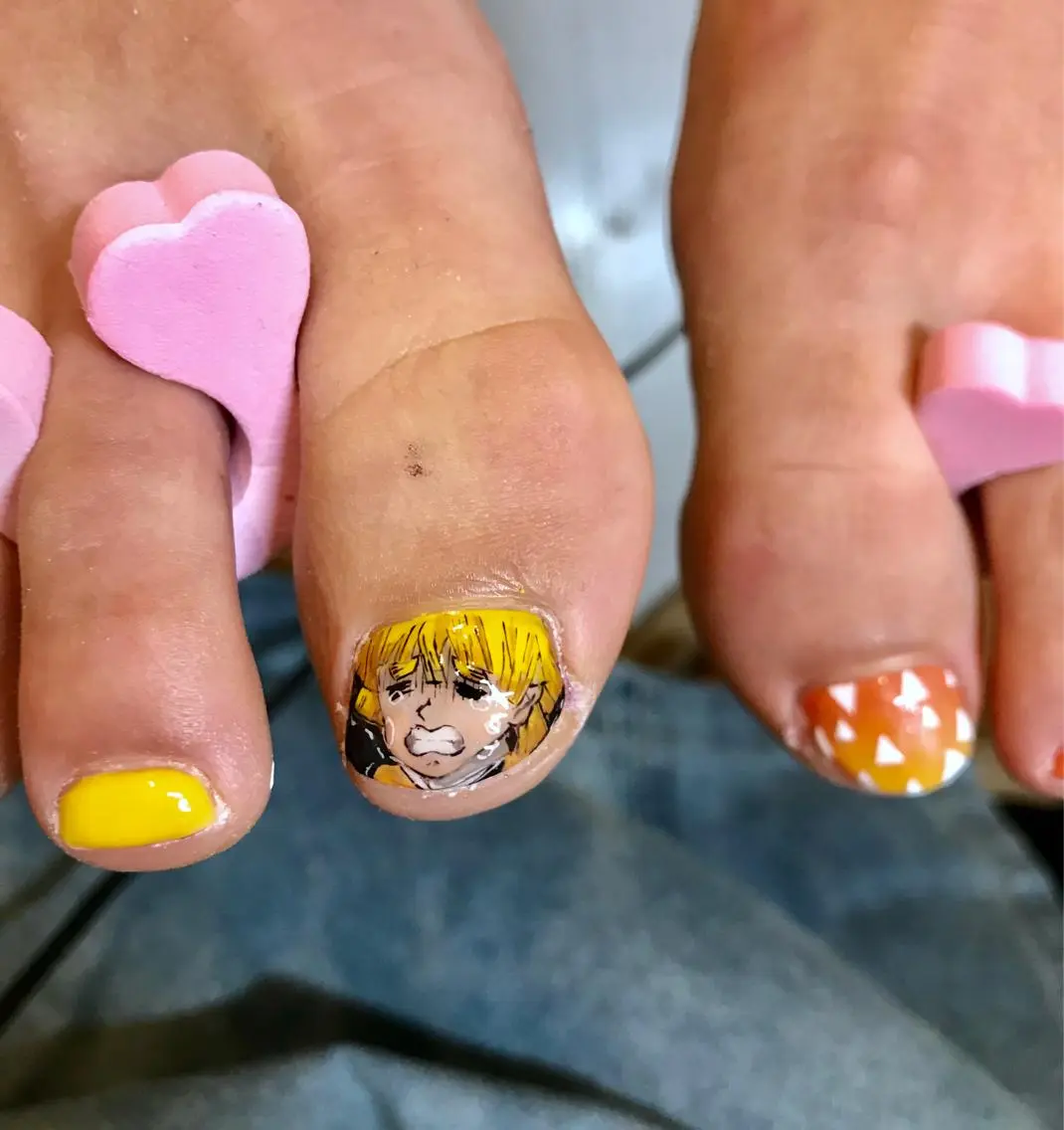 ショート カラー パーマ ヘアアレンジ メンズ ネイル マツエク・マツパ el. by Aoのネイルデザイン