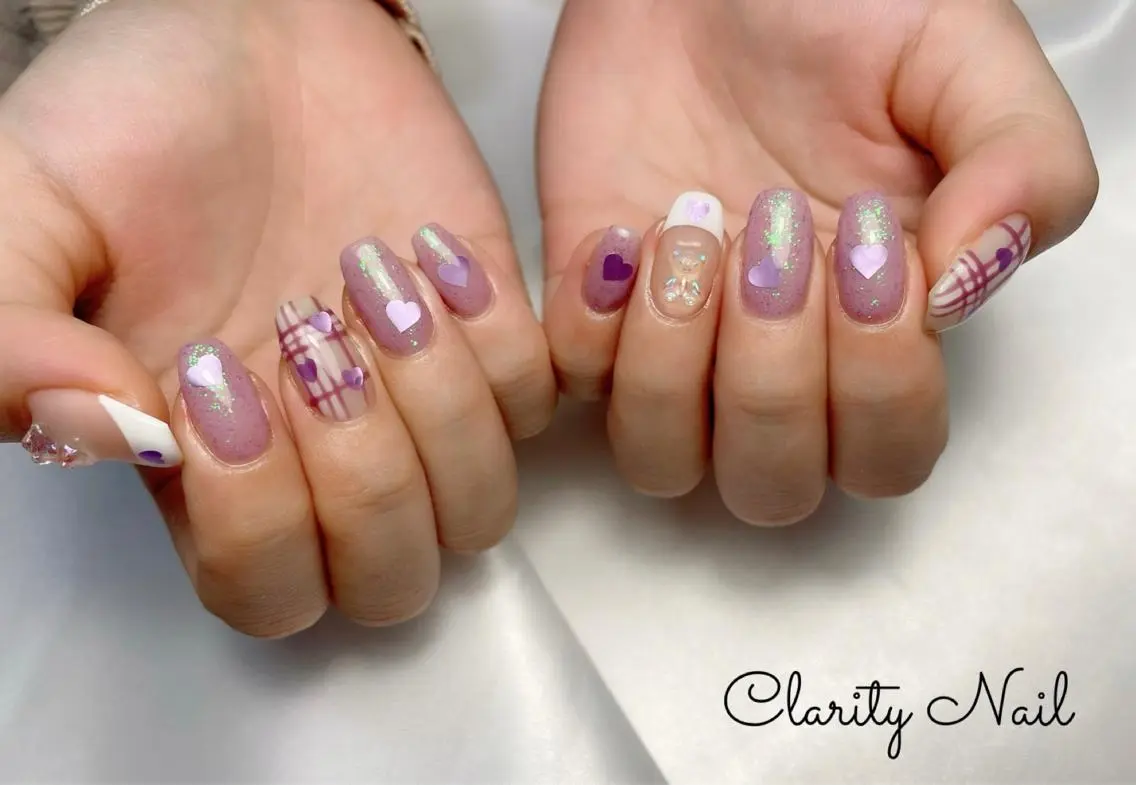 ネイル アートネイル 持ち込み ハンドネイル Clarity Nailのネイルデザイン