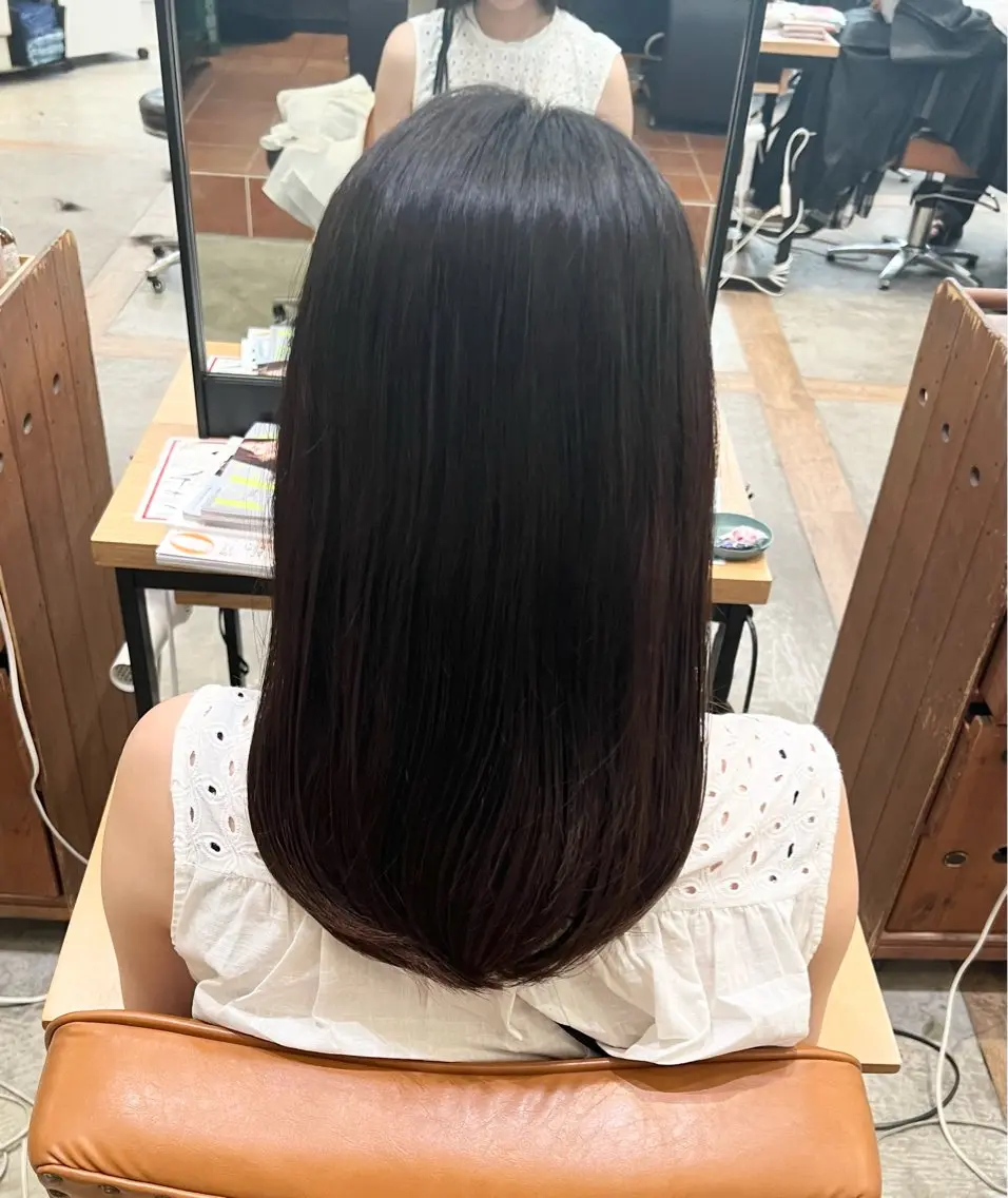 セミロング ヘッドスパ/縮毛矯正 /横山陸人のヘアスタイル