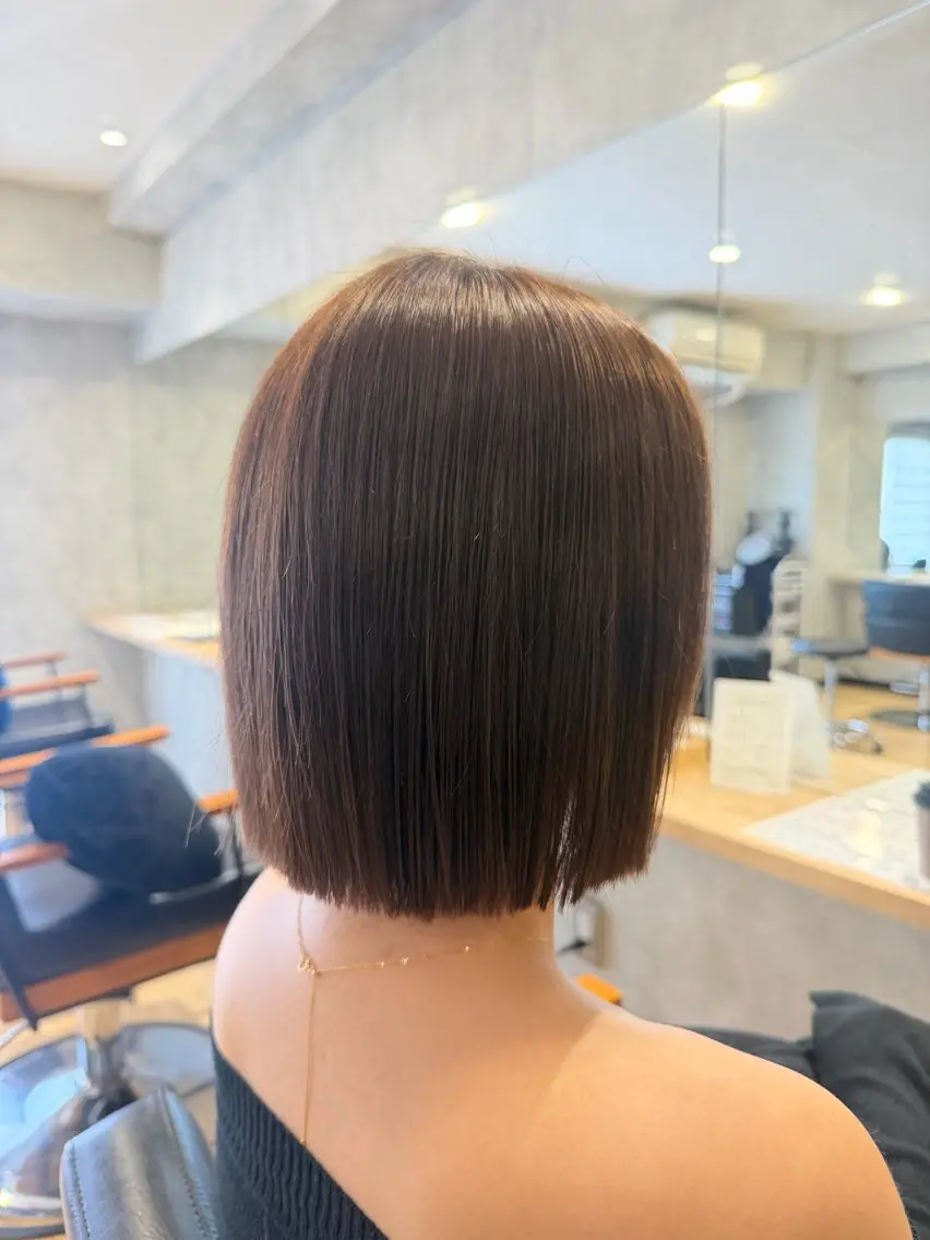 ショート カット ヘアカラー 🎀Maho🎀ボブ × 髪質改善のヘアスタイル