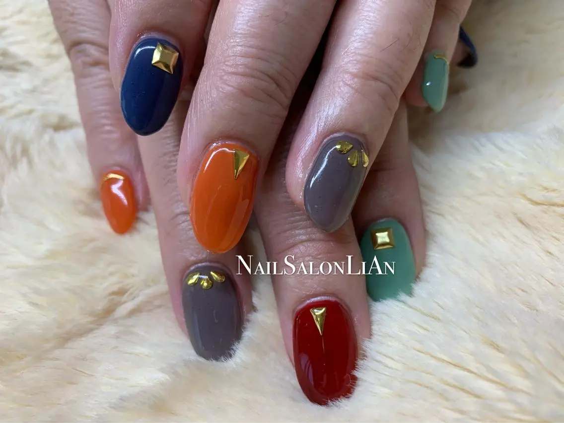 ネイル 持ち込み ハンドネイル NailSalon LiAnのネイルデザイン