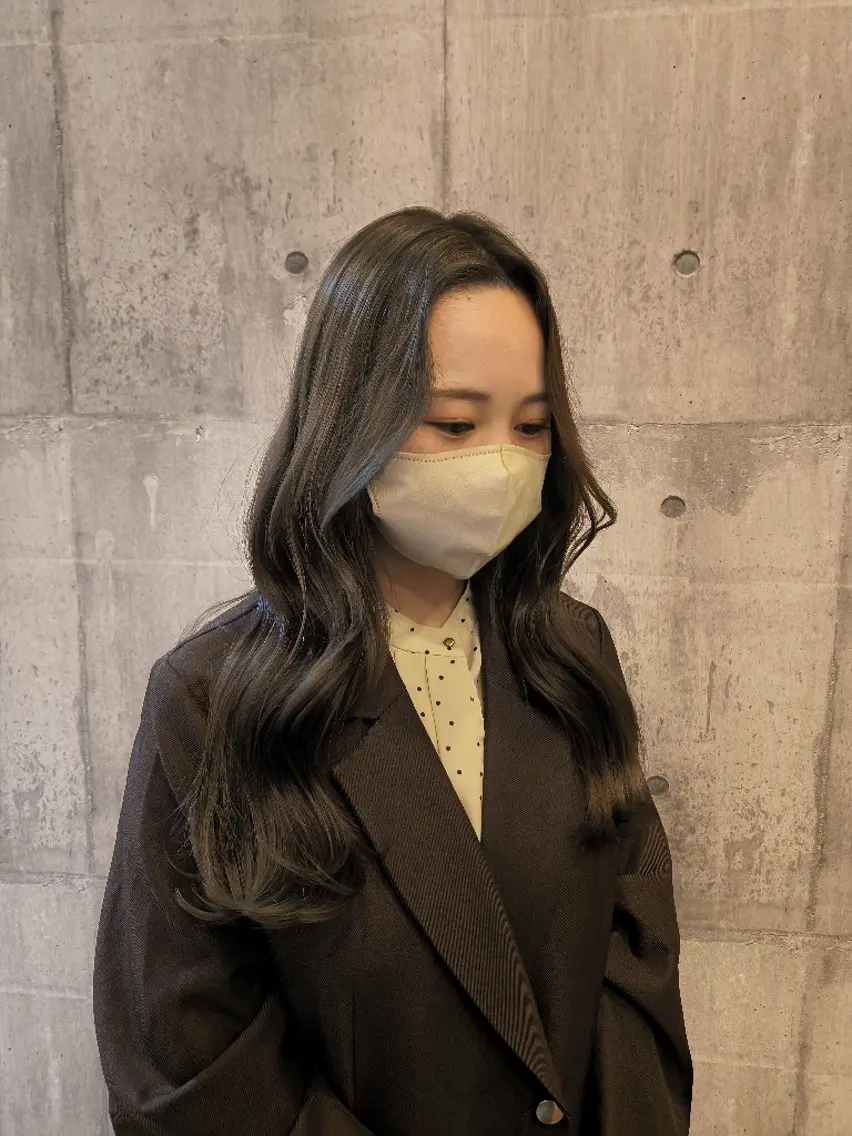 カラー ベージュカラー 吉岡 天星のヘアスタイル