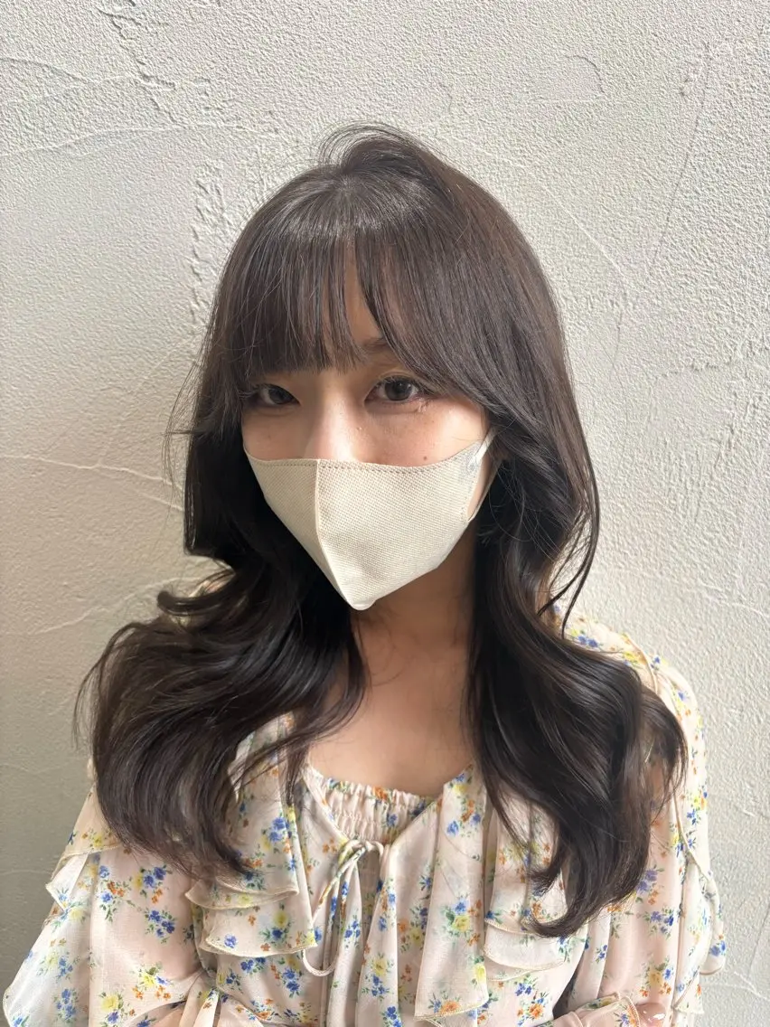 ロング カット ヘアカラー トリートメント 剣持友希/ifh iizuka/高崎のヘアスタイル