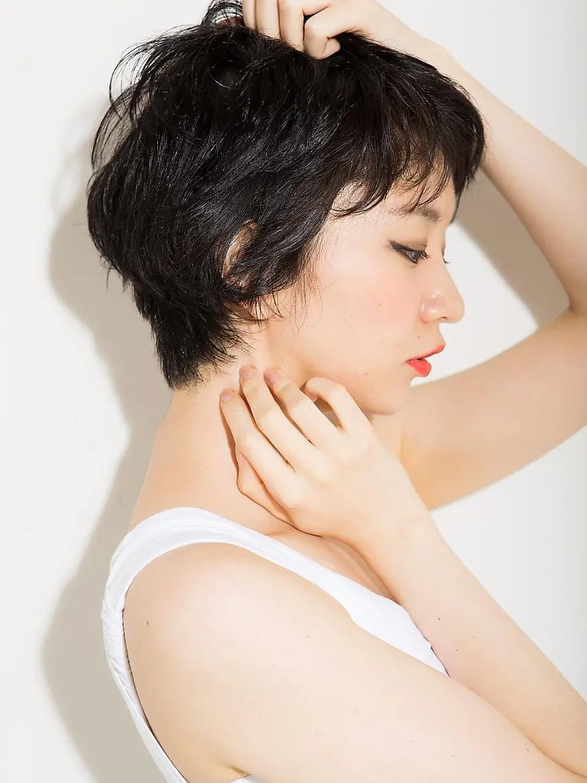 カット＋😻しっとり🫶🏻ムコタトリートメント+効き目を良くする超音波アイロン付き！の写真