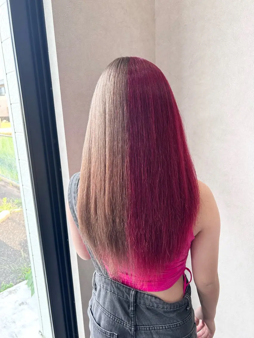 ロング カラー 井手 孔介のヘアスタイル