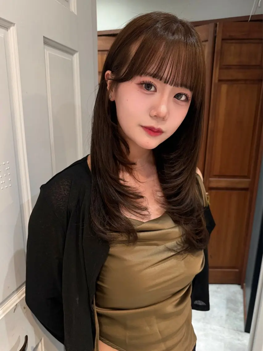 ロング カラー カット ヘアカラー トリートメント mai / linoah˚✧のヘアスタイル