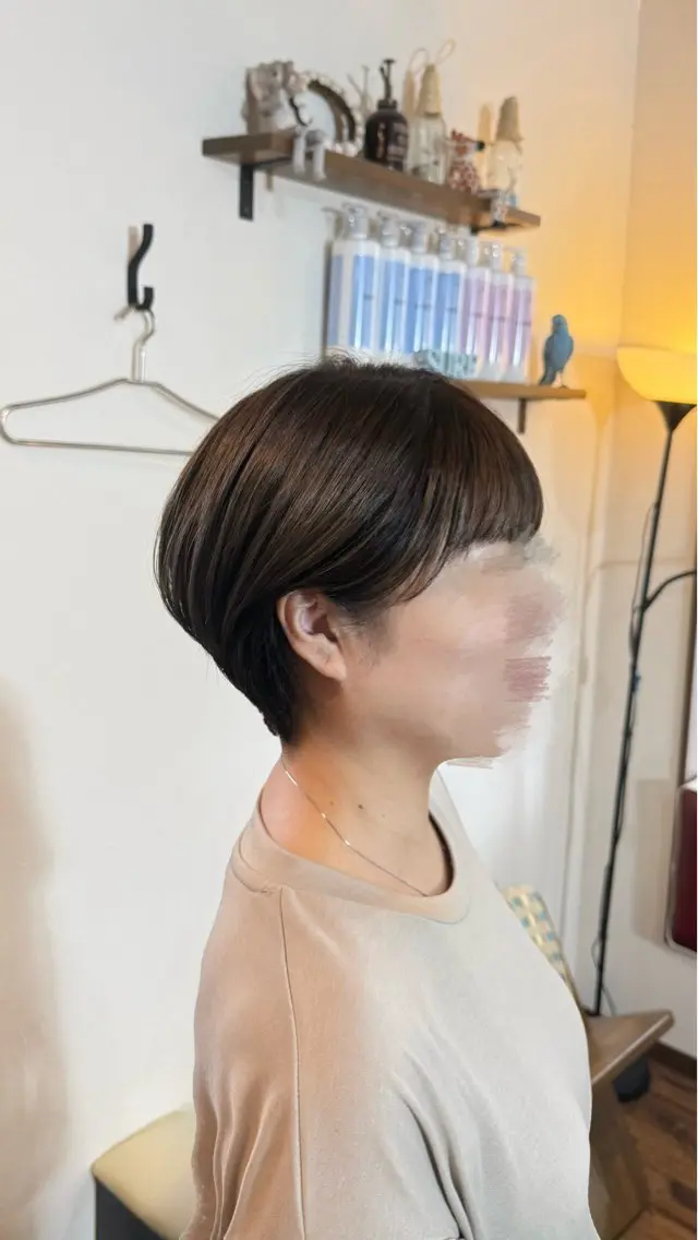 ショート ヘアカラー トリートメント 陽 菜のヘアスタイル