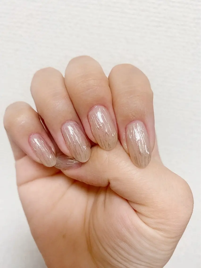 ネイル ミラーネイル 大谷 真依子のネイルデザイン