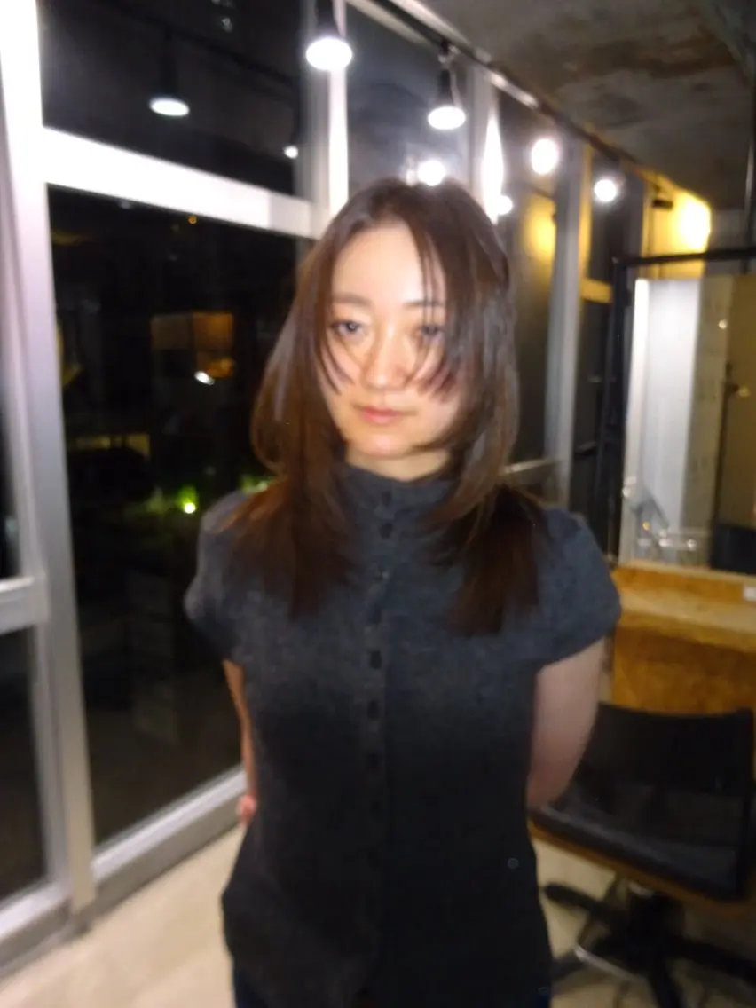 ミディアム カラー ヘアカラー トリートメント Tei /ileのヘアスタイル