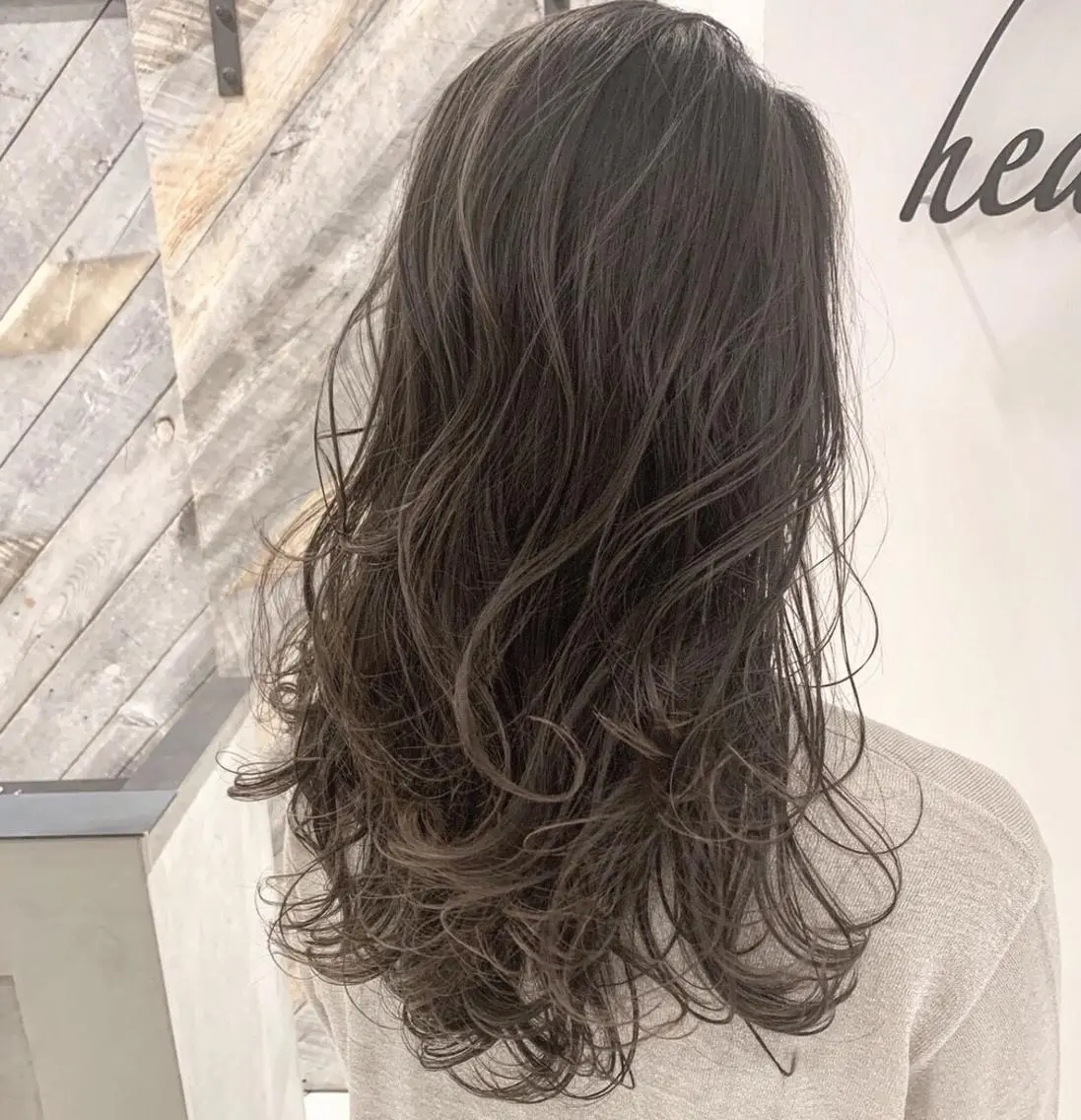 ミディアム カラー 韓国ヘア 店長NEGIのヘアスタイル