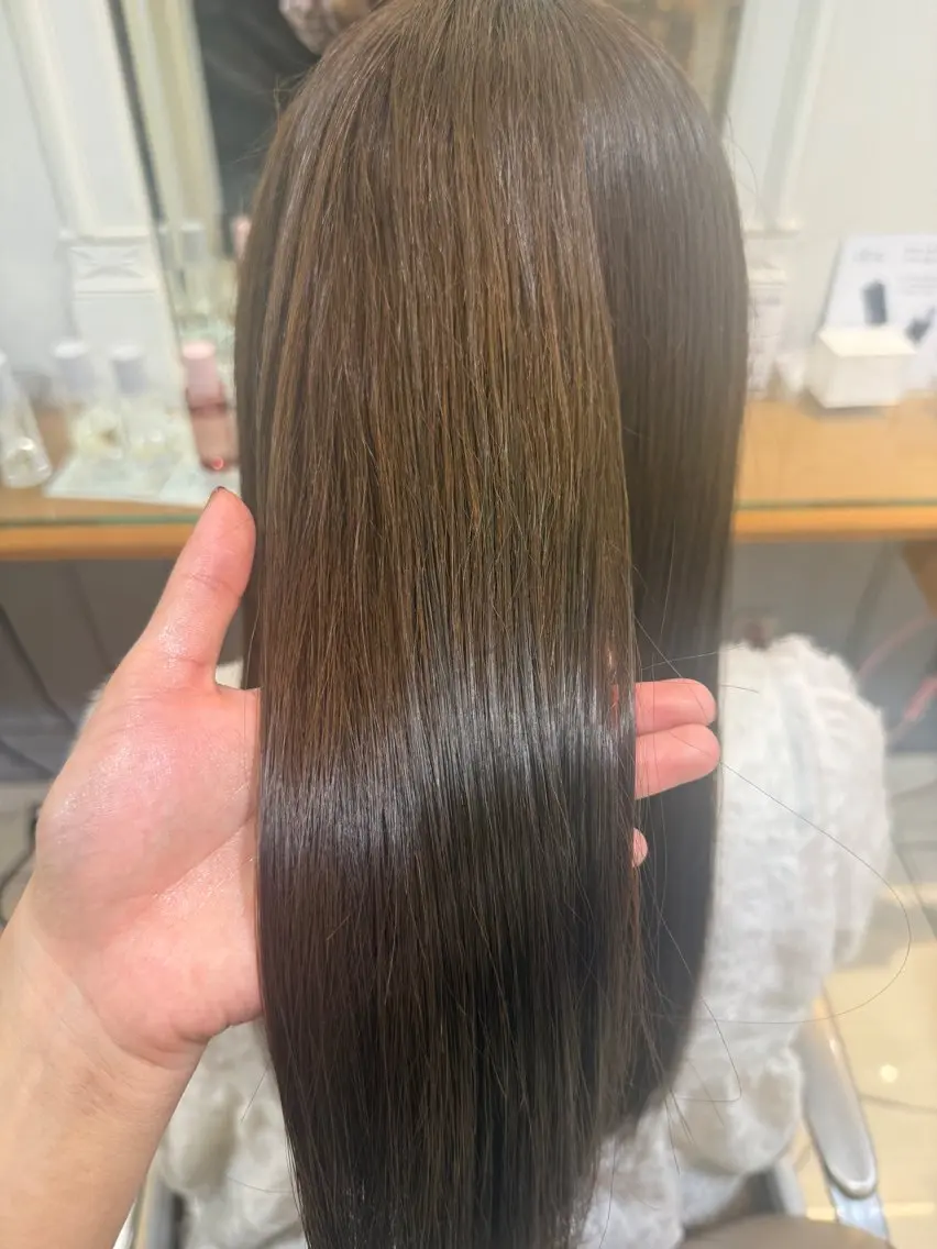 カラー ベージュカラー オリーブベージュ Kanami ♡♡のヘアスタイル