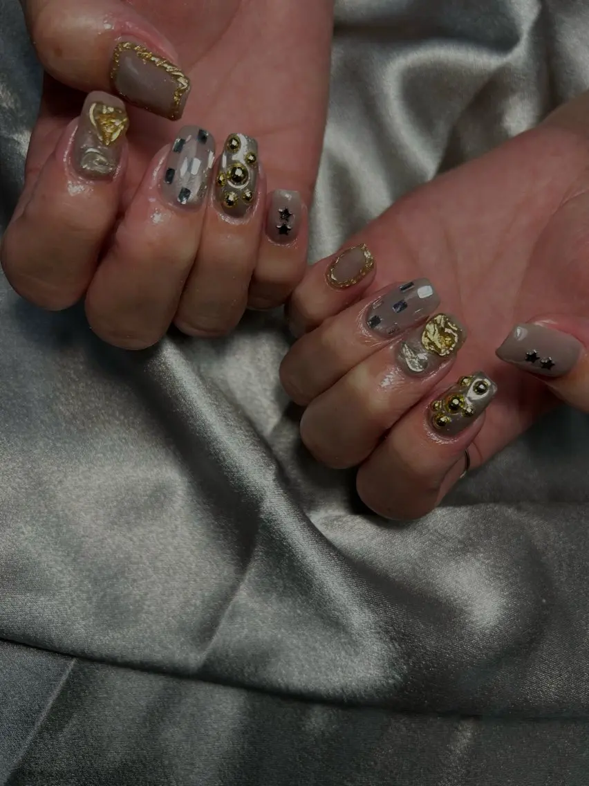 ネイル チークネイル フットネイル フレンチネイル ジェルネイル マグネットネイル ハンドネイル Lamb nail Ayanaのネイルデザイン