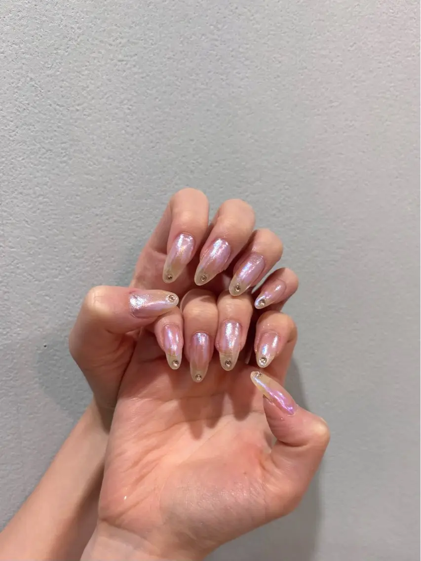 セミロング Lumiera7 モエカのネイルデザイン