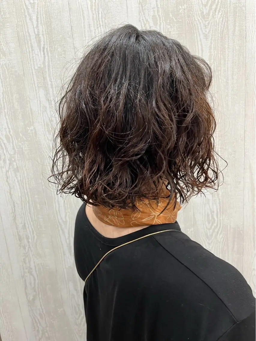 パーマ 松本 恋実のヘアスタイル