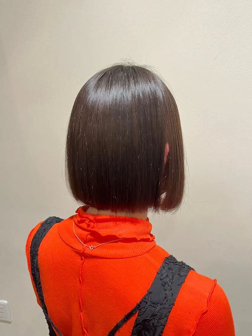 ショート ボブ トリートメント 栗林 姫花のヘアスタイル