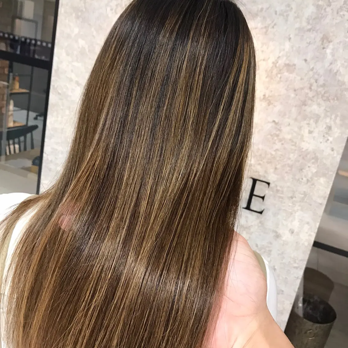 ロング カット 縮毛矯正 トリートメント 天王寺の美容師 わだひろしのヘアスタイル