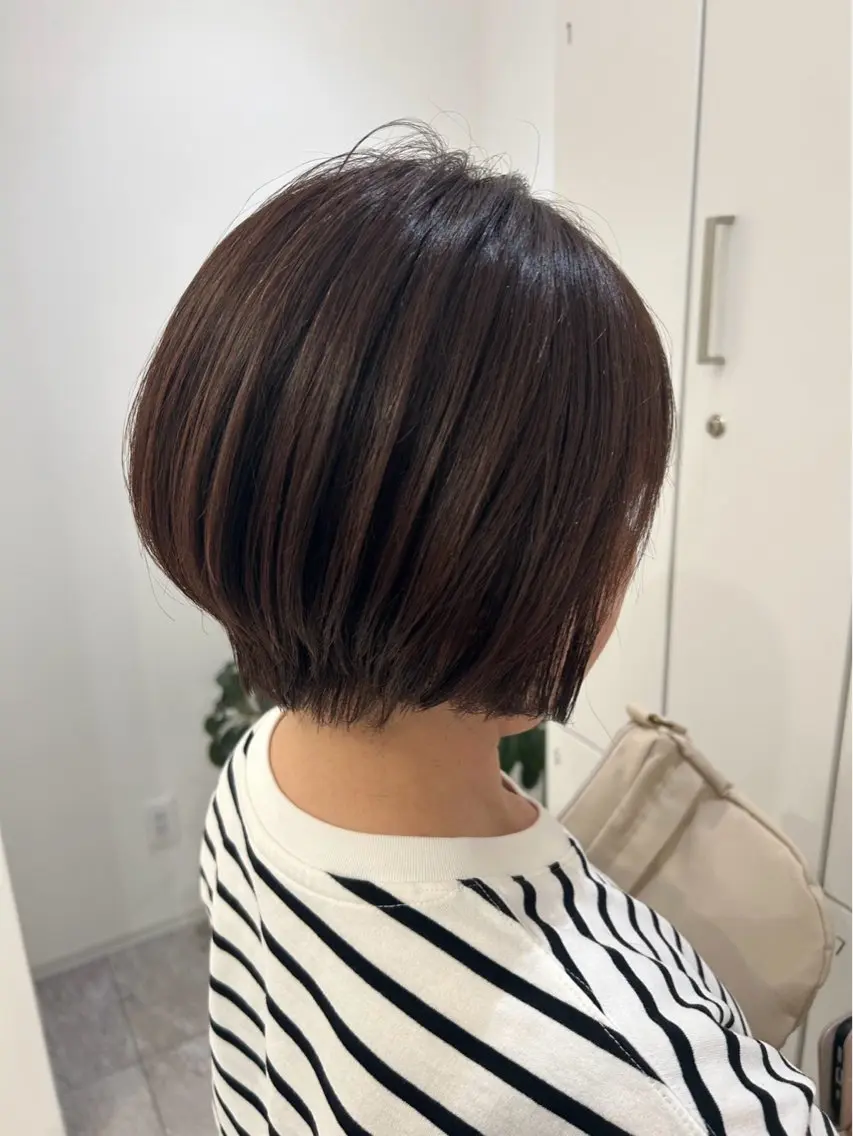 ショート カラー カット ヘアカラー 池田 菜々子のヘアスタイル