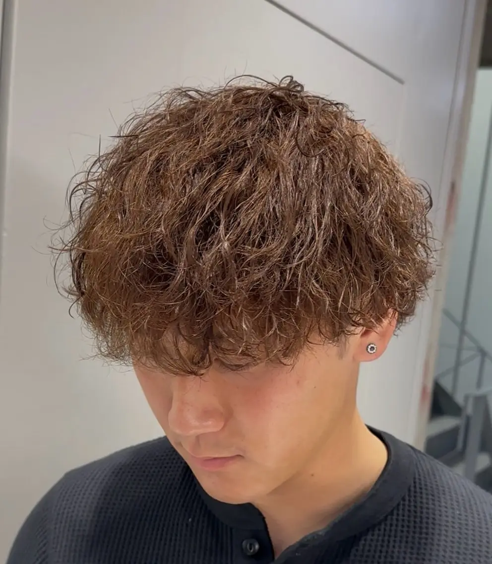 ショート パーマ 🔥フェザーパーマ 特化🔥勇斗のヘアスタイル