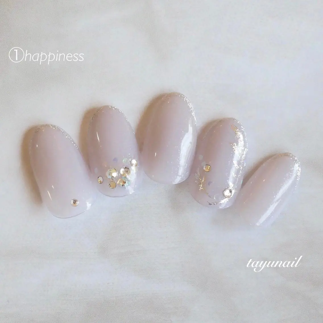 ネイル ブルー フットネイル フレンチネイル ジェルネイル パラジェル ネイルサロン 【たゆnail】のネイルデザイン