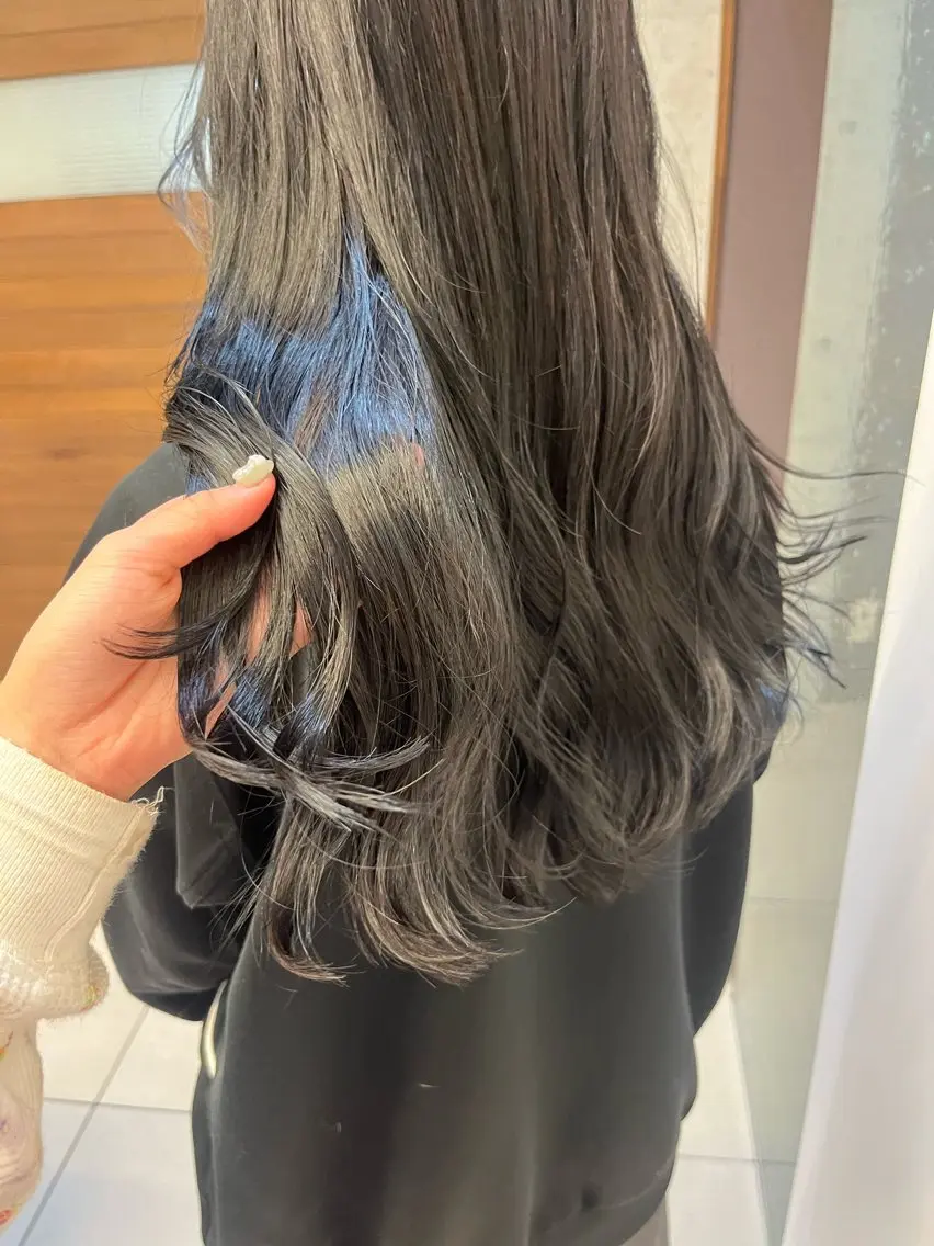 カラー 心美/ブリーチなし 透明感カラーのヘアスタイル