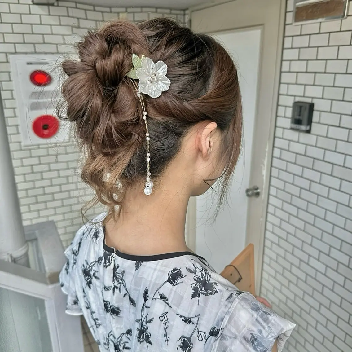 ロング ヘアアレンジ デート 韓国風ヘア 🎀韓国ヘアメイク /参列ヘア/neneのその他イメージ
