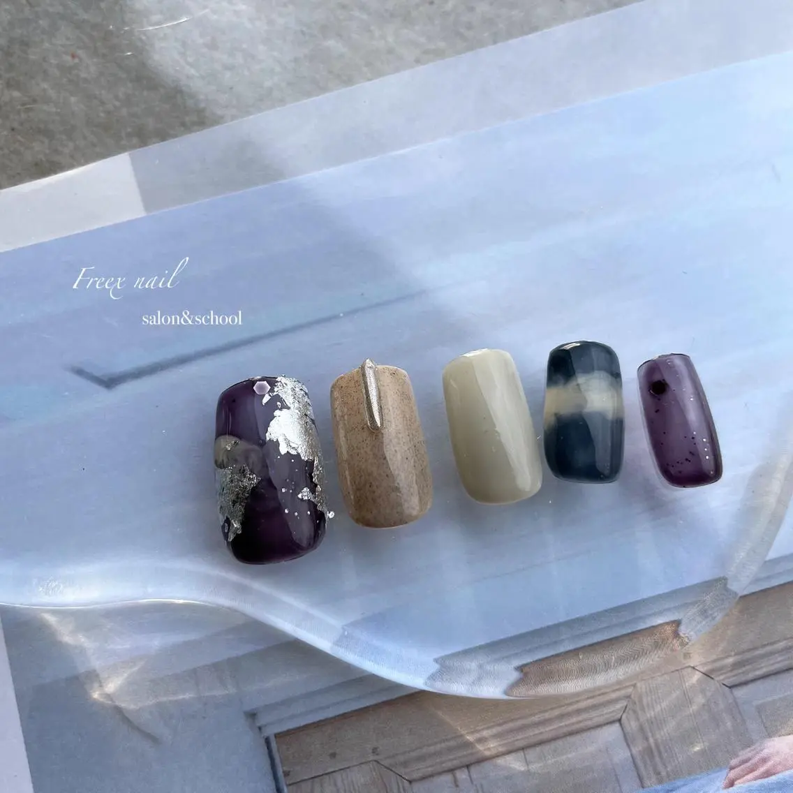ネイル ハンドネイル ハンドケア freex nail /ニュアンス/個性派のネイルデザイン