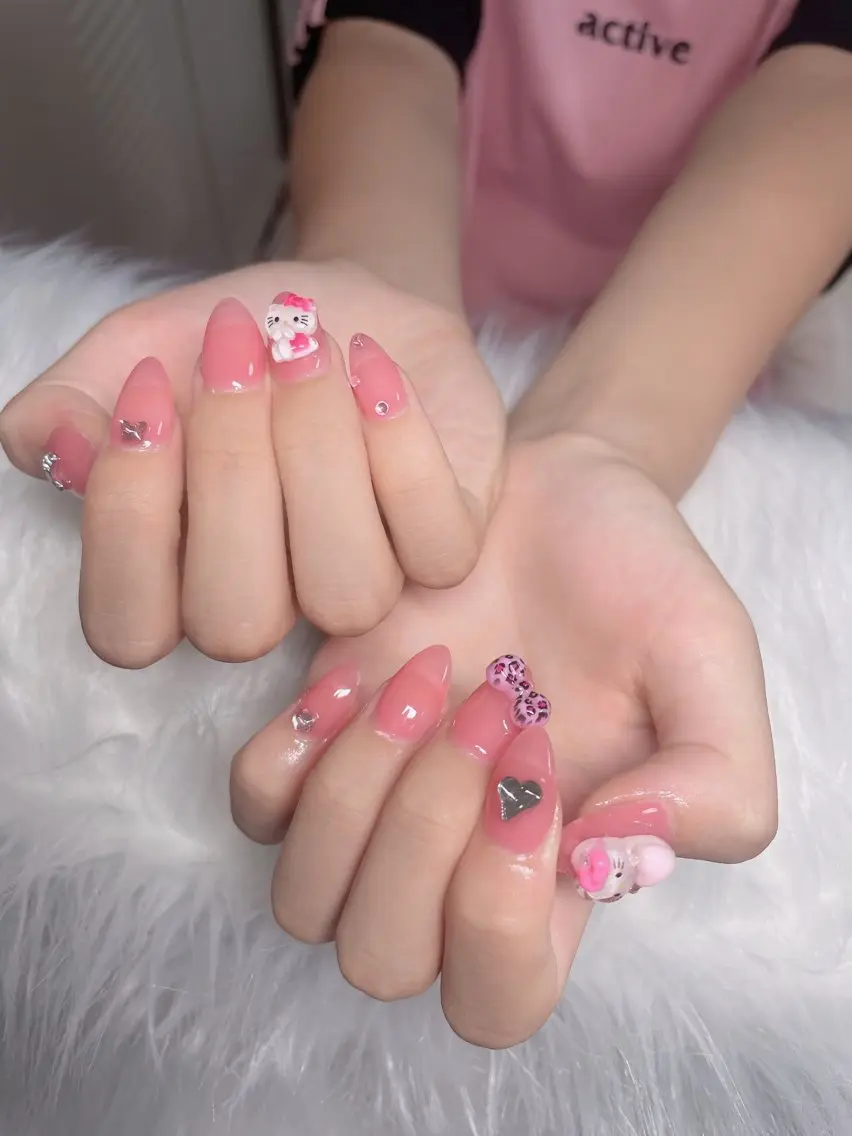 ネイル ストーンネイル ハンドネイル Hin Nail 日本橋のネイルデザイン