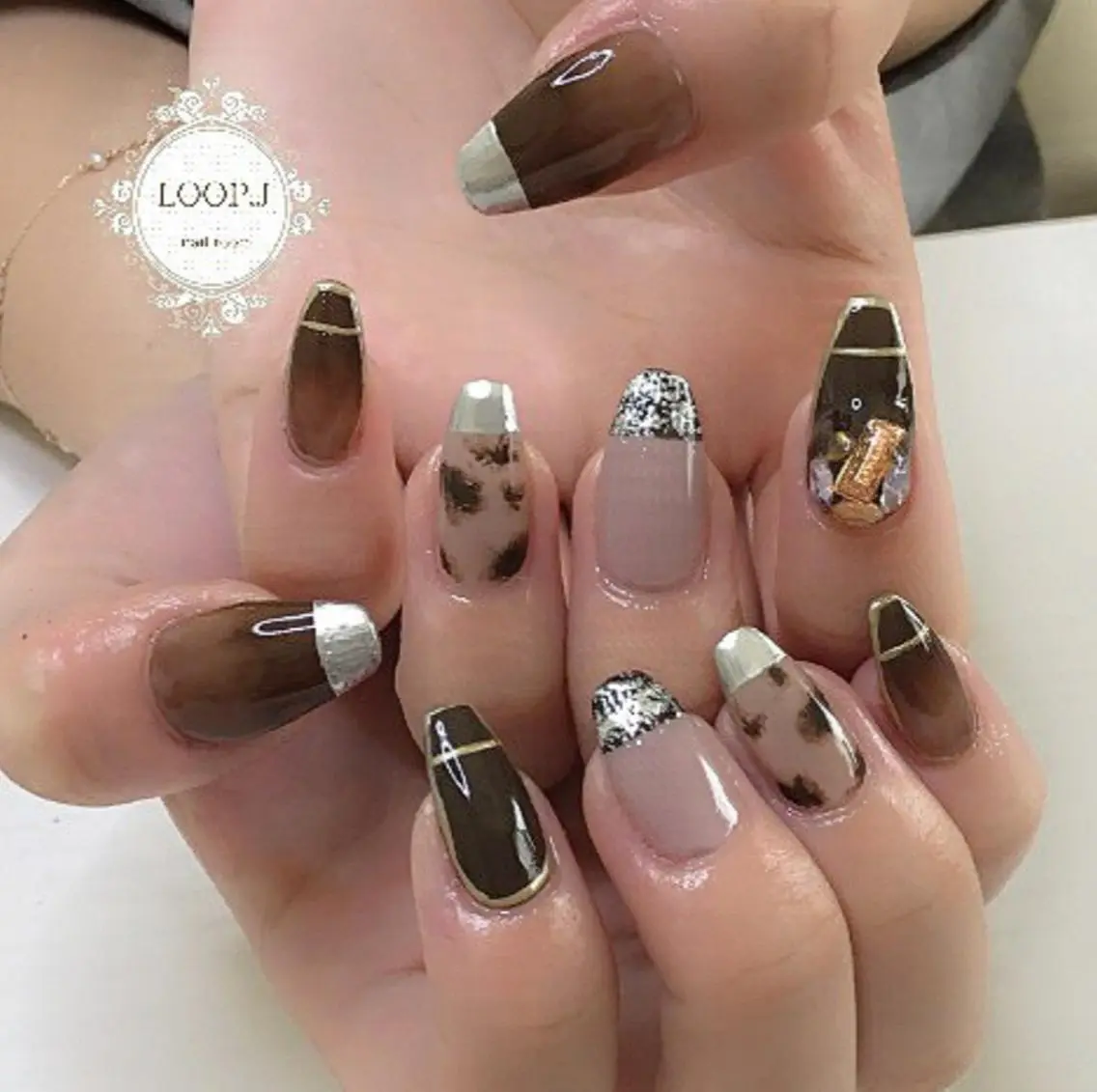 ネイル ハンドネイル おおくぼ めぐみのネイルデザイン