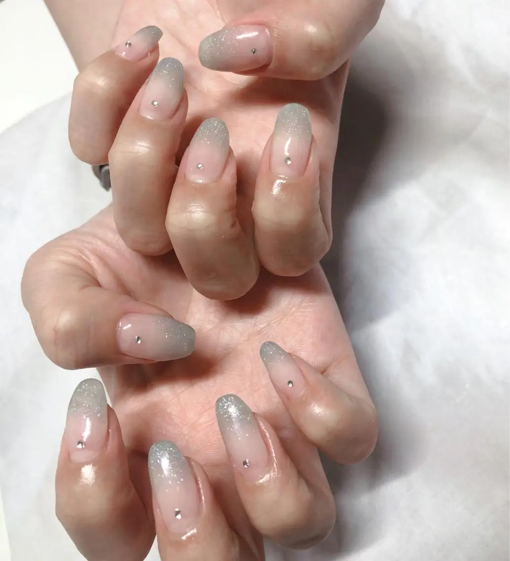ネイル グラデーション ラメ(グリッター) ラメグラデーション 【ORGAN】 nailのネイルデザイン