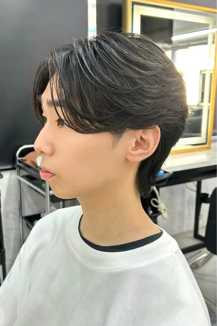 ショート パーマ メンズ カット 縮毛矯正 メンズスタイリスト 前田雄輝のヘアスタイル