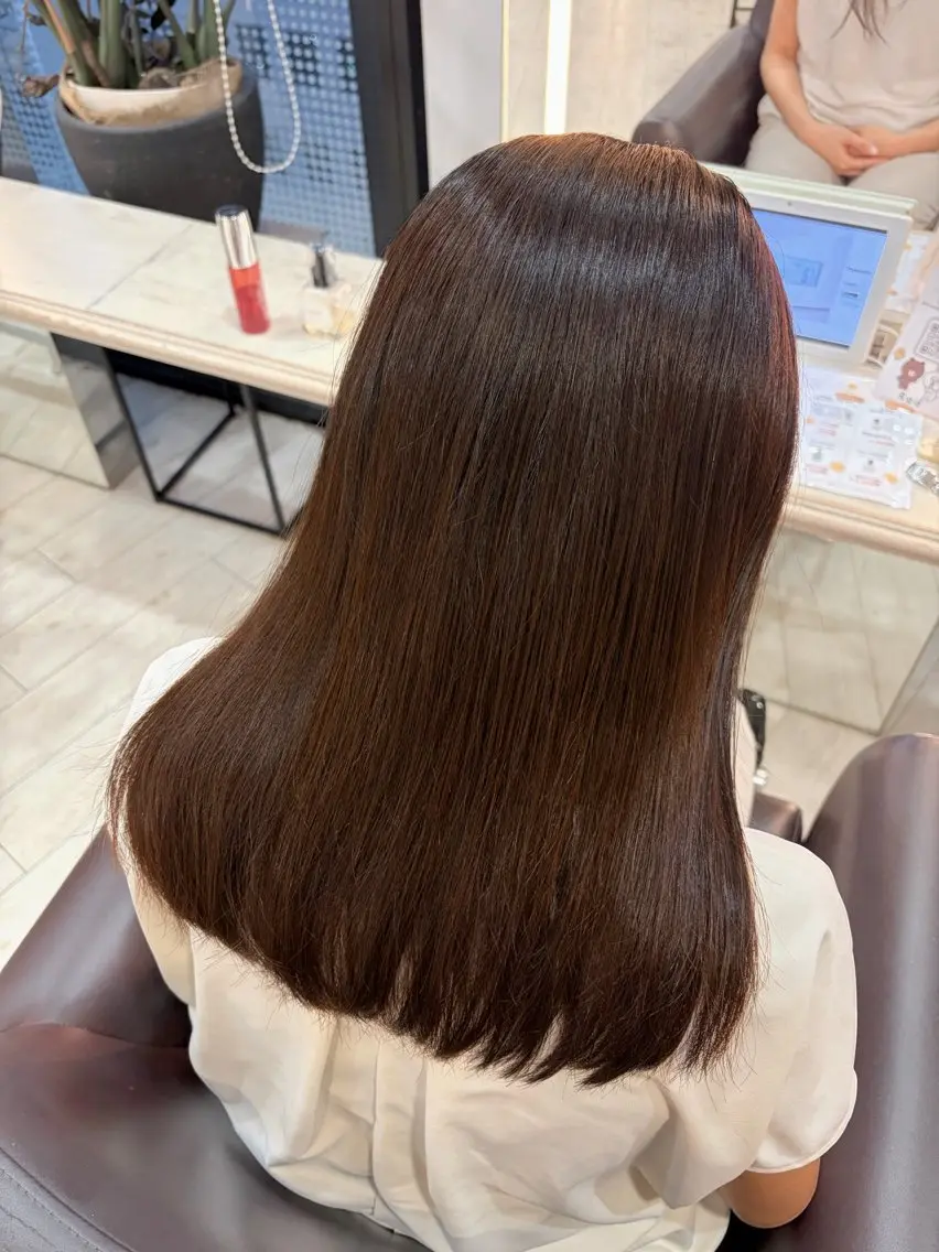 ロング トリートメント ヘアメ⑅̥艶カラー ⑅̥honokaのヘアスタイル