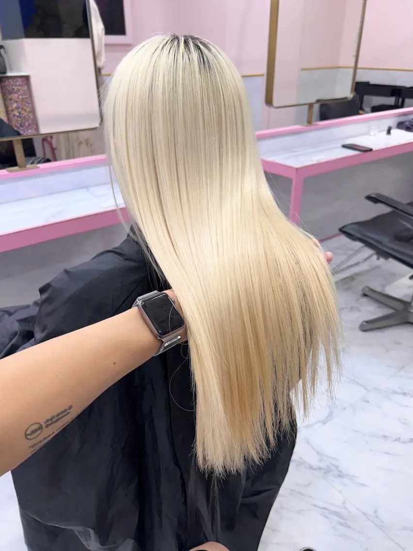 ロング カラー ヘアカラー トリートメント レイン🌏🌱 似合わせ/ハイトーンのヘアスタイル