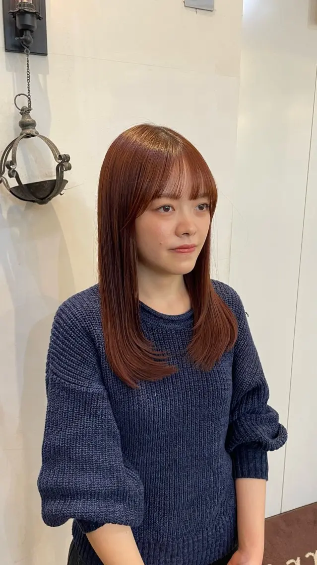 ロング 坂本菜摘 |レイヤーカットのヘアスタイル