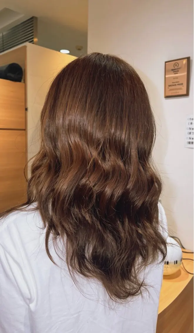 ロング カット ヘアカラー ヤマナカ アイリ /透明感カラー🫧のヘアスタイル