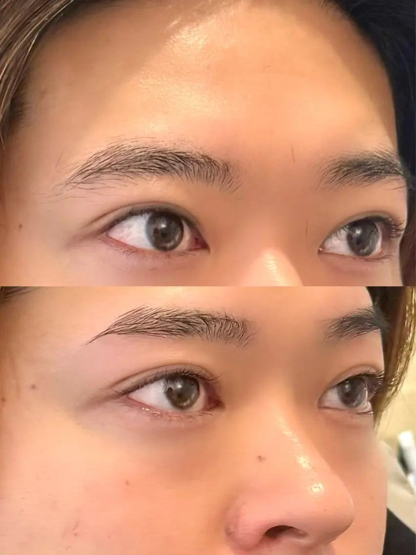 メンズ マツエク・マツパ メンズパーマ ナチュラル 一重×まつ毛パーマ 渋谷・表参道サロン yukaの眉毛・アイブロウイメージ