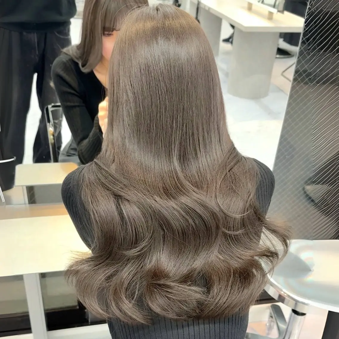 🎀期間限定🎀似合わせカット＋ブリーチなしダブルカラー＋キューティクル補修クイックトリートメントの写真