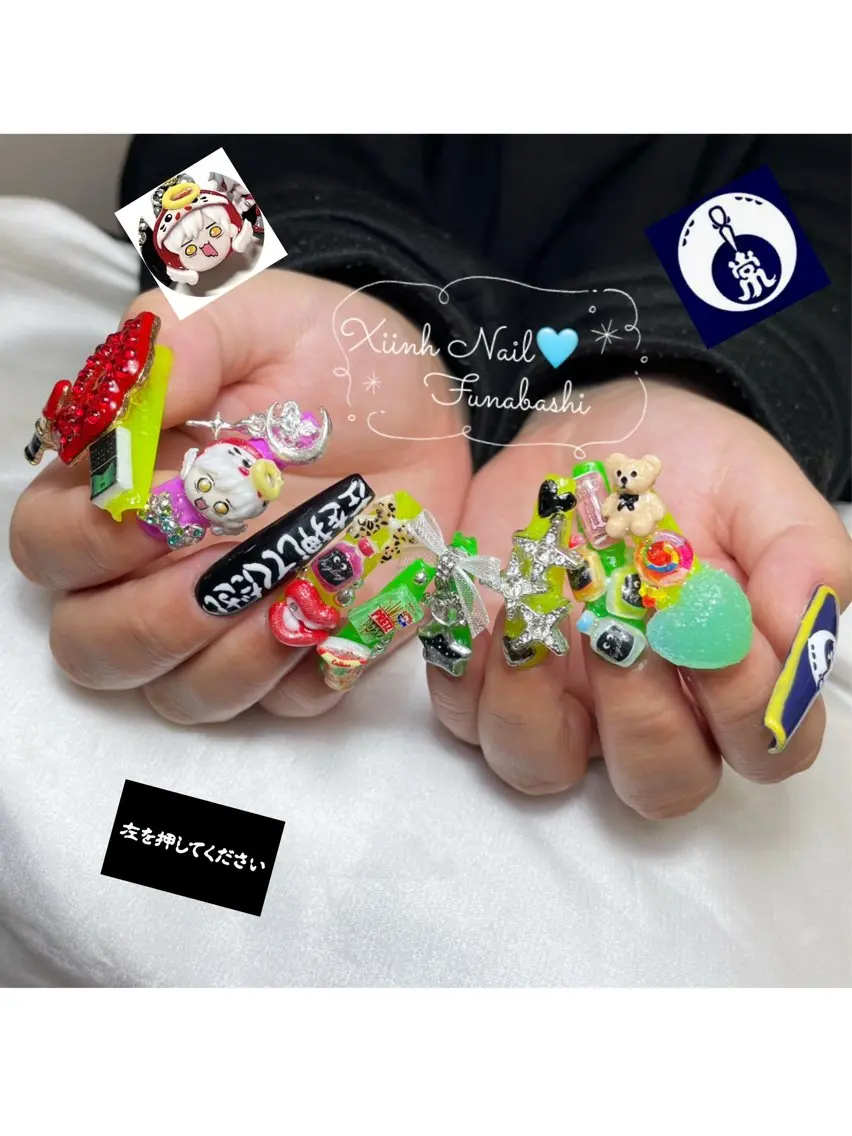 ネイル チークネイル 桜ネイル 長さ出し フットネイル ジェルネイル ハンドネイル XIINH NAIL SALONのネイルデザイン