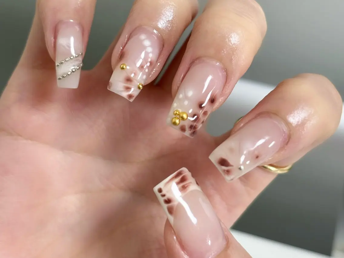 ネイル 長さ出し 韓国ネイル マグネットネイル スカルプネイル ネイルチップ ハンドネイル Sully Nail Labのネイルデザイン