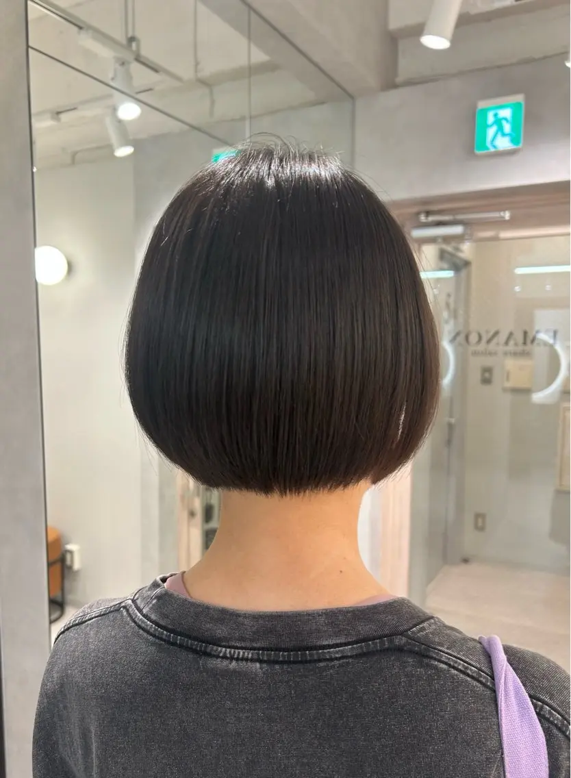 ショート ボブ 透明感カラー 美髪矯正💎momoのヘアスタイル